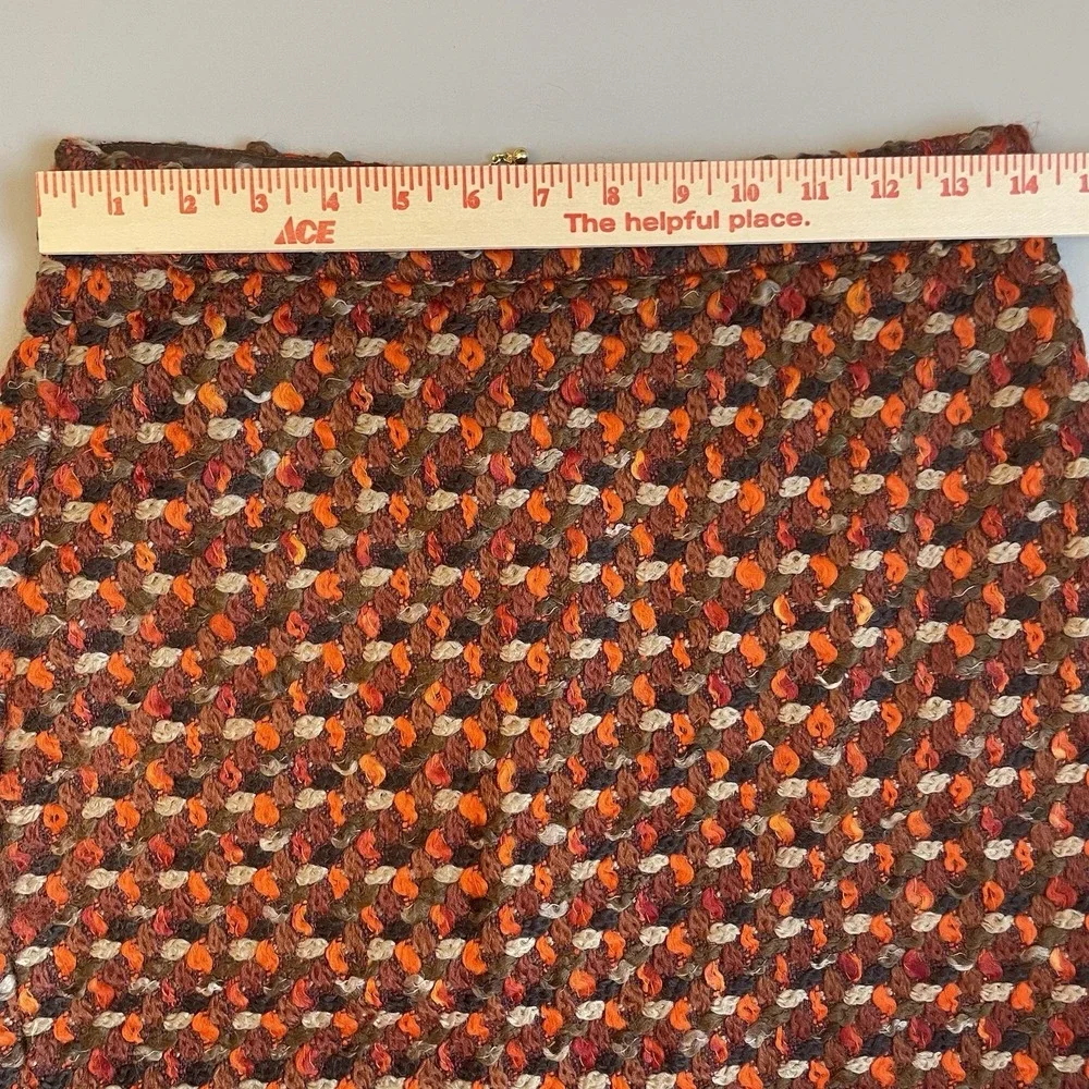 Kate Spade New York Women's Pencil Skirt Wool‎ Tweed Size 4 High Waist Work
